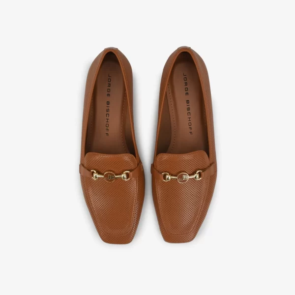 A+ MOCASIN CUERO FLY ALMENDRA - Imagen 4