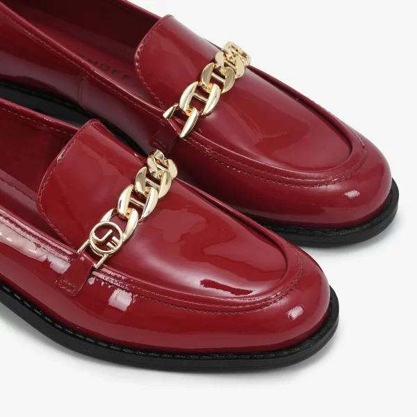 A+ MOCASIN CUERO VERNIZ BERRY - Imagen 2
