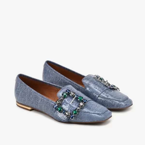 A+  MOCASIN CUERO DENIN SHOW LUNAR - Imagen 4