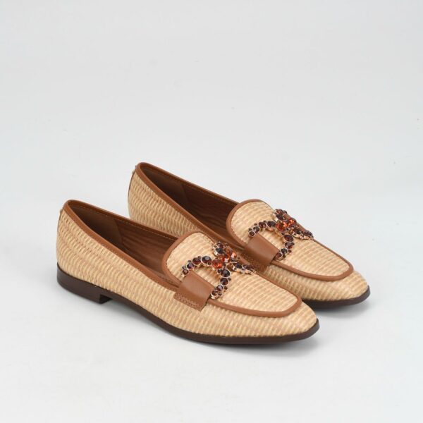 A+ MOCASIN TENCIDO BEIGE - Imagen 4