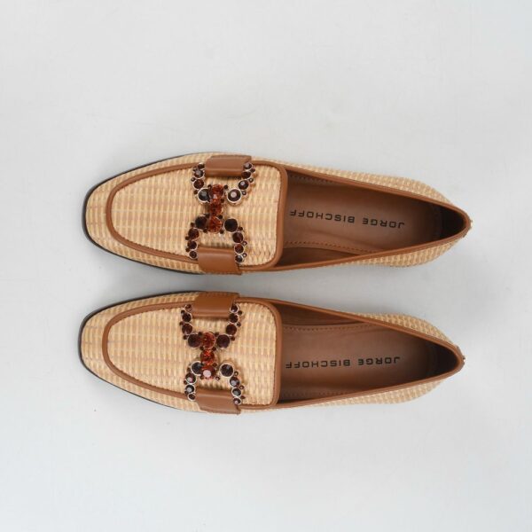 A+ MOCASIN TENCIDO BEIGE - Imagen 3