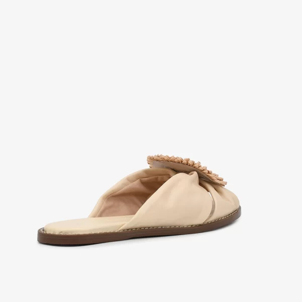 A+ SANDALIA CUERO NAPA BEIGE - Imagen 2