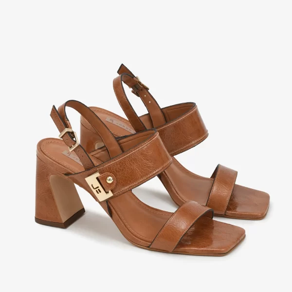 A+ SANDALIA CUERO CASEINADO CAMEL - Imagen 4