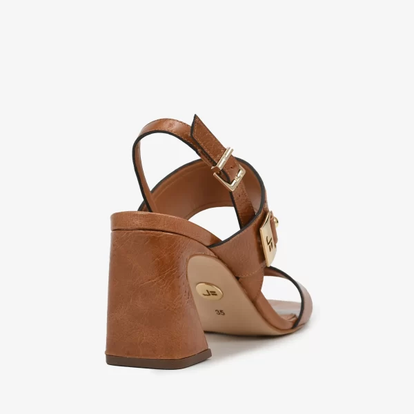 A+ SANDALIA CUERO CASEINADO CAMEL - Imagen 2