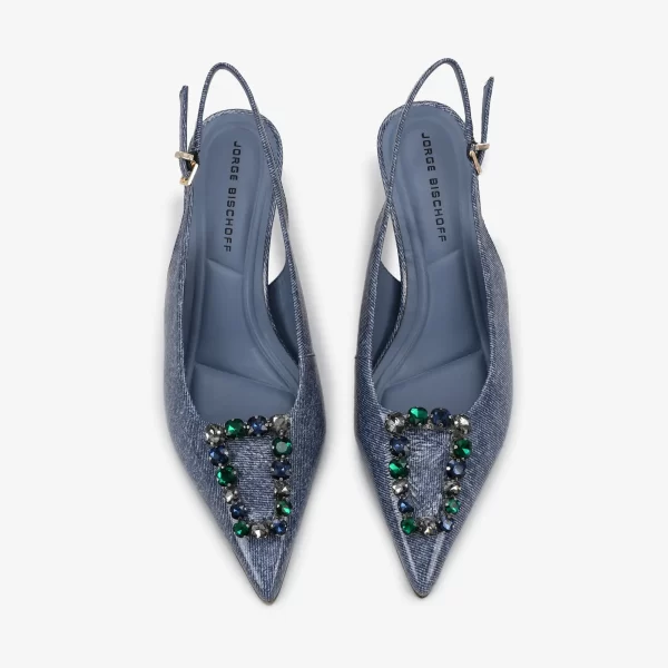 A+ SLINGBACK CUERO DENIN SHOW LUNAR - Imagen 5