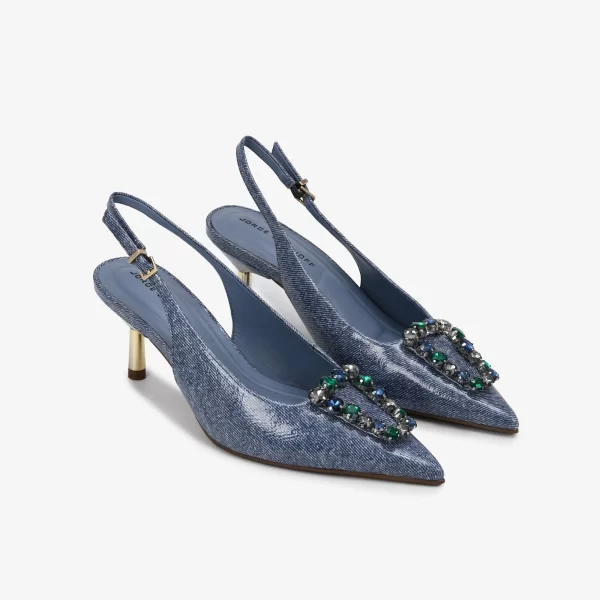 A+ SLINGBACK CUERO DENIN SHOW LUNAR - Imagen 6