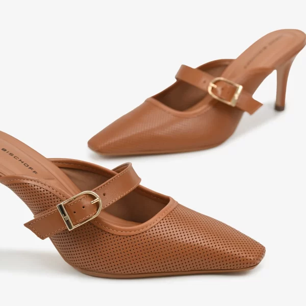 A+ SLINGBACK CUERO NAPA FLY ALMENDRA - Imagen 3