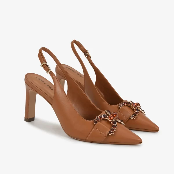 A+ SLINGBACK  CUERO  NAPA NEW CARAMELO - Imagen 6