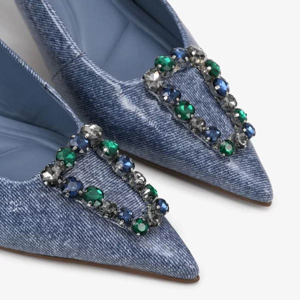 A+ SLINGBACK CUERO DENIN SHOW LUNAR - Imagen 2