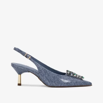SLINGBACK CUERO DENIN SHOW LUNAR