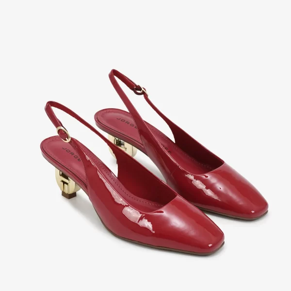 A+ SLINGBACK CUERO VERNIZ BERRY - Imagen 3