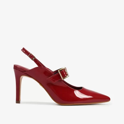 SLINGBACK CUERO BERRY VERNIZ