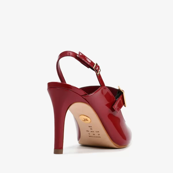 A+ SLINGBACK  CUERO  BERRY VERNIZ - Imagen 2