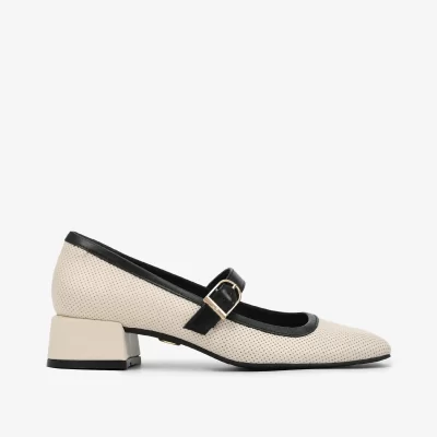 A+ SCARPIN CUERO NAPA BRULEE