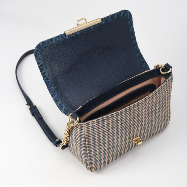 CARTERA RAFIA AZUL NAUTICO - Imagen 3