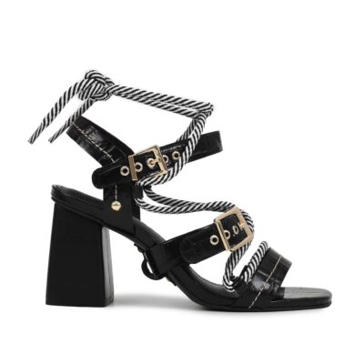 A+ SANDALIA CROCO EFECT PRETO