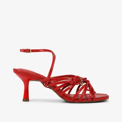 SANDALIA CUERO FLOTER SNAKE RUBI