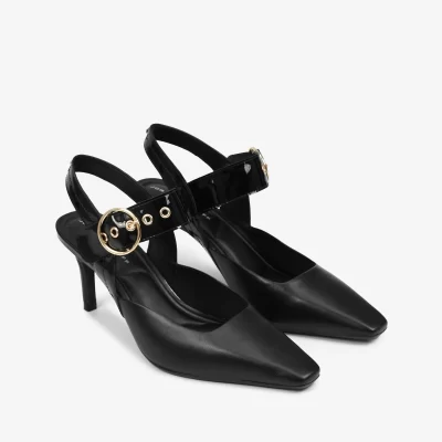 SLINGBACK CUERO NAPA NEW NEGRO