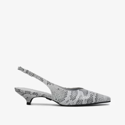 SLINGBACK CUERO SNAKE HORTENSIA