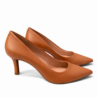 SCARPIN CUERO CLASIC ALMENDRA