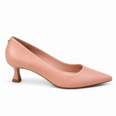 Scarpin cuero napa clasicc nude