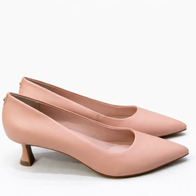 SCARPIN DE CUERO NUDE