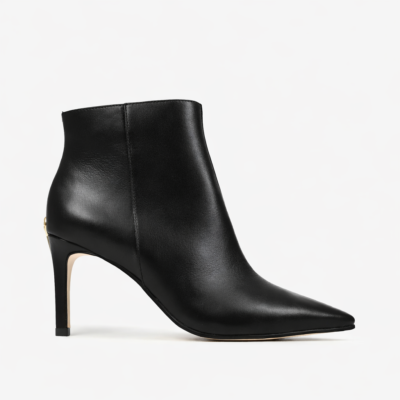 Botín cuero negro mandala JB