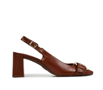 SLINGBACK CUERO LISS TABACO