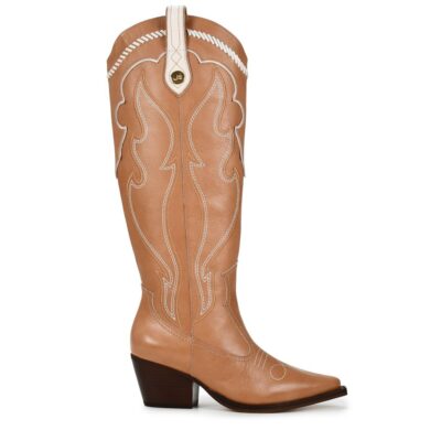 BOTA WESTERN CUERO ALAMO NATURAL