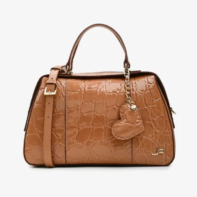 Cartera cuero a aligator glossy alamo