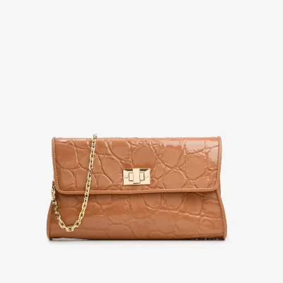 Cartera cuero glossy alamo