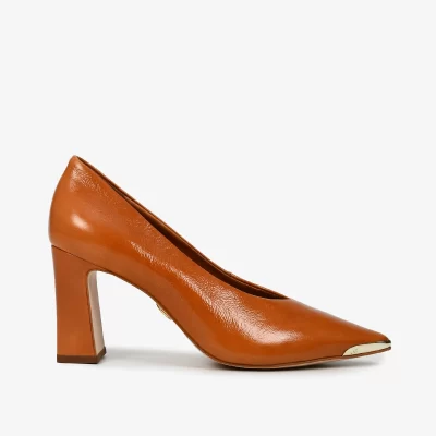 Scarpin cuero caseinado vitro álamo