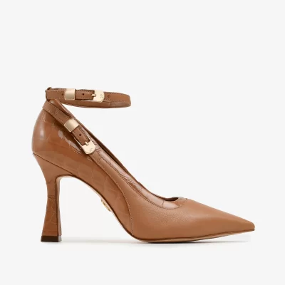 Scarpin cuero liss álamo