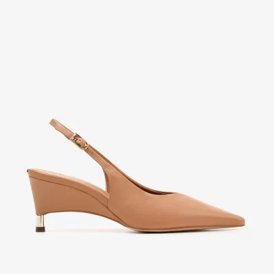 Slingback cuero liss álamo