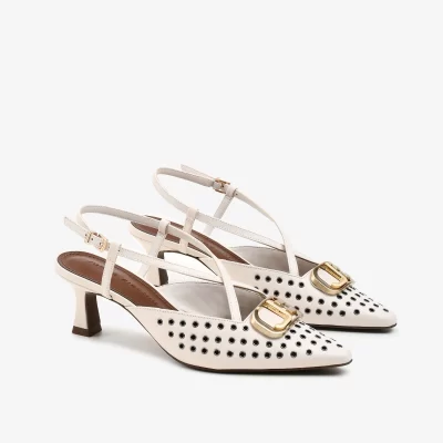 Slingback cuero a liss cordillera
