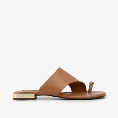 Sandalia de Cuero Classy Trigo