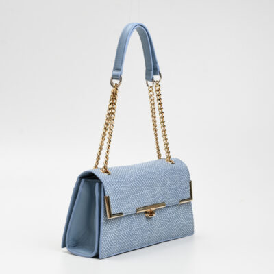 Cartera de Cuero Favo Océano