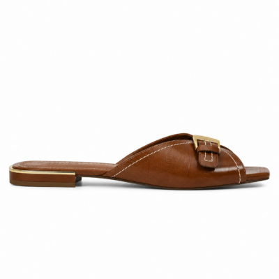 Sandalia cuero clasic tabaco