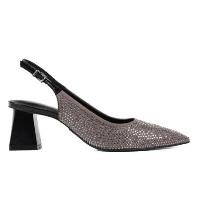 Slingback Cristales Gris