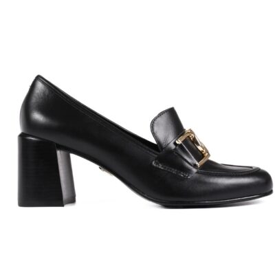 Scarpin loafer cuero napa new negro