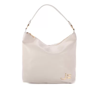 Bolsa grande cuero soft blanco