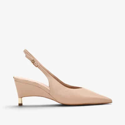 Slingback cuero liss arena