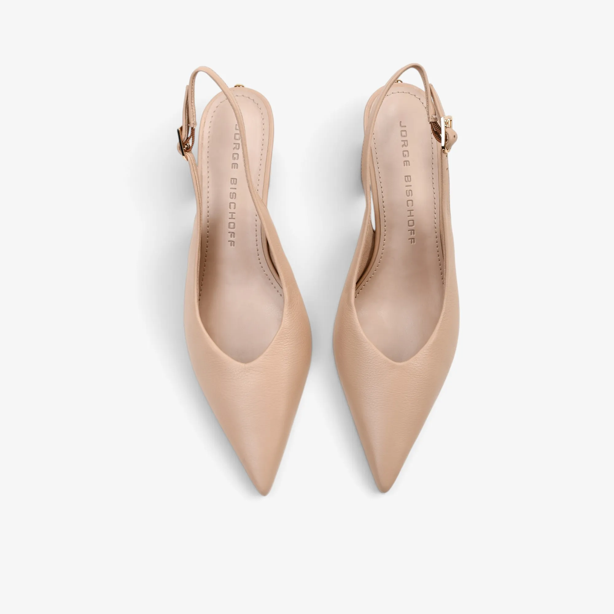 Slingback cuero liss arena - Imagen 5