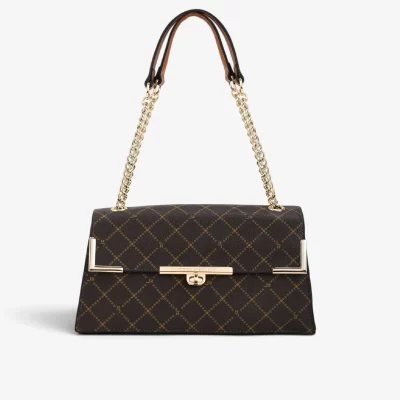 Cartera Monograma JB fresh marrón