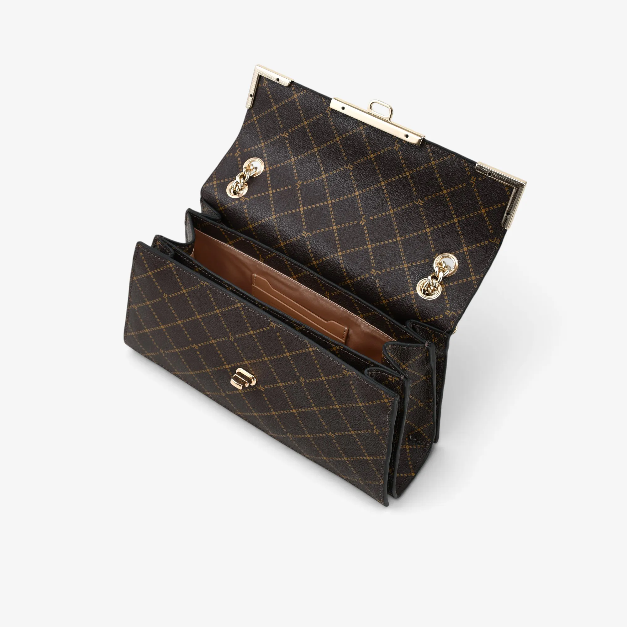 Cartera Monograma JB fresh marrón - Imagen 3